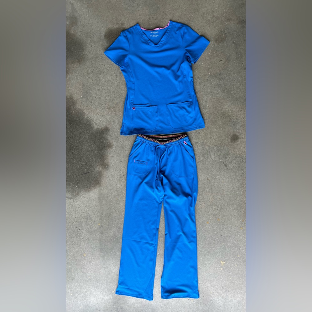 HeartSoul royal blue Scrubs set